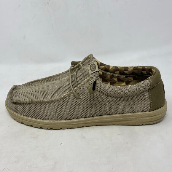 Hey Dude Wally Sox Beige Loafer Shoes Casual Comfort Mens Size 12 E main image 4